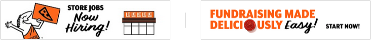 Two contrasting logos side by side with a vertical divider.